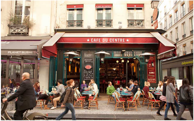 People Watching at Cafe du Centre Paris