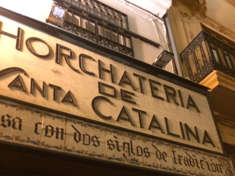 Horchata de Santa Catalina Valencia, Spain